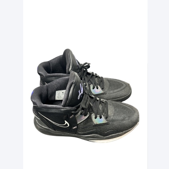 Nike Kyrie Infinity GS Basketball Shoes Black Metallic Silver – Size 7Y - Picture 2 of 7